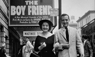 Sandy Wilson, right, with the director Vida Hope.