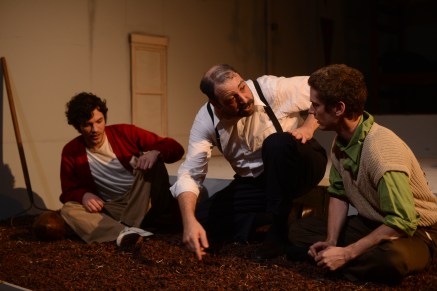 Sean Lally, Ed Swidey, and Kevin Chick in Death of a Salesman (EgoPo Classic Theater)