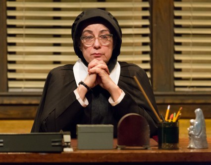 Mary Martello in Doubt (Lantern Theater -- photo by Mark Garvin)