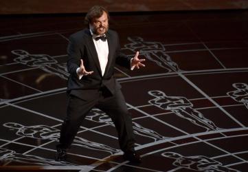Jack Black at the Oscars -- one brief, shining moment