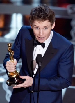 Eddie Redmayne -- apparently as surprised as I was