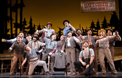 The Paint Your Wagon ensemble at Encores