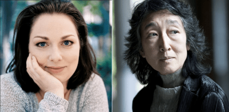 Soprano Dorothea Röschmann (left) and pianist Mitsuko Uchida (right)