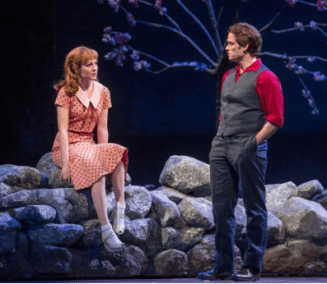 Laura Osnes (Julie) and Steven Pasquale (Billy) in Carousel at Chicago Lyric Opera