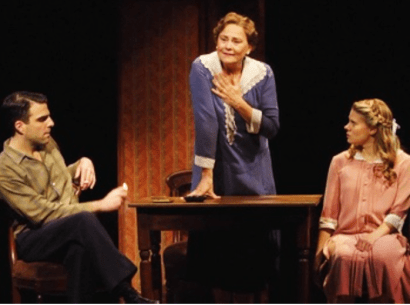 Zachary Quinto, Cherry Jones, Celia Keenan-Bolger -- two-thirds of a plausible family