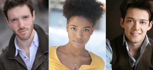 Jake Blouch, Alina John, and Robert Hager in Kiss of the Spider Woman (11th Hour Theatre)