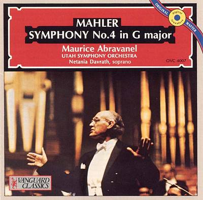 Abravanel Mahler 4 Cover