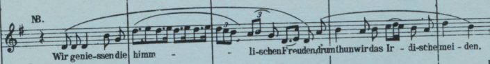 Mahler IV Opening Phrase (score)