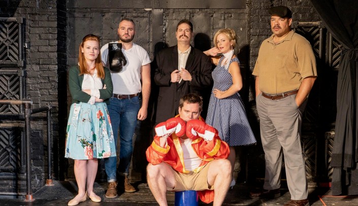 The cast Katie Stahl Lee Stover Ethan Lipkin Kirsten Quinn Brian Wilson and Dan McGlauglin